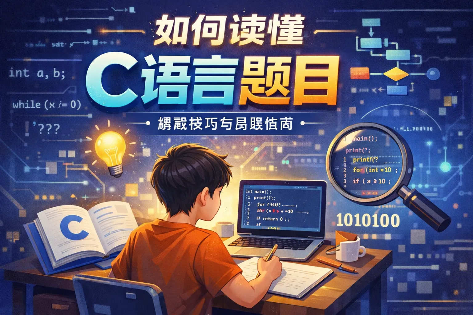 如何读懂c语言题目