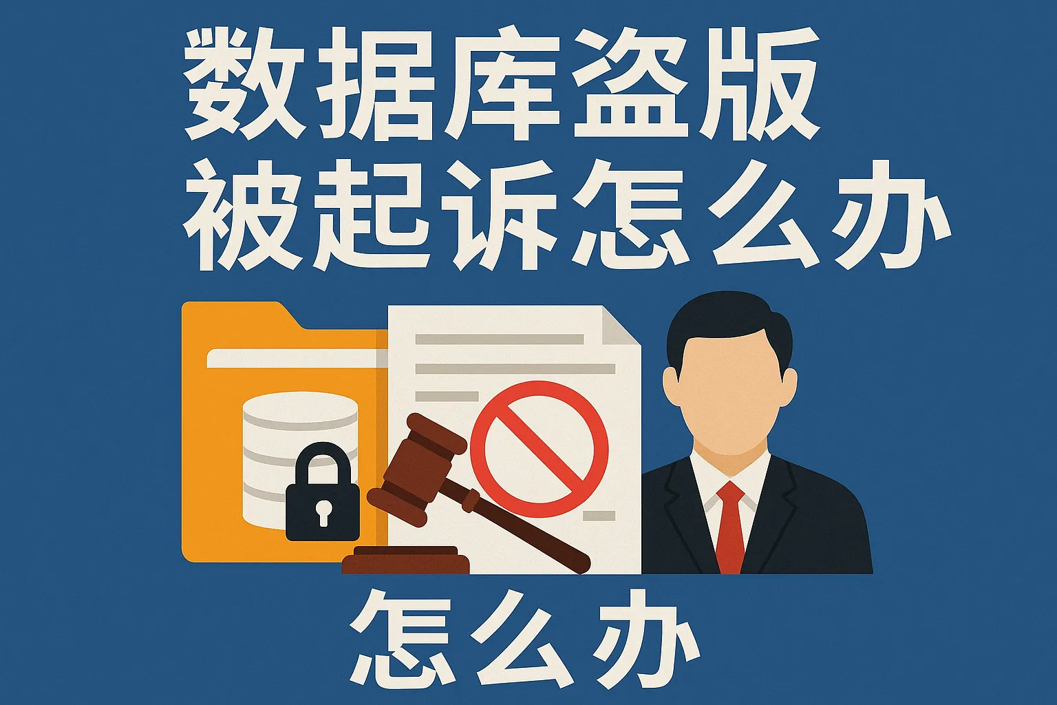 数据库盗版被起诉怎么办
