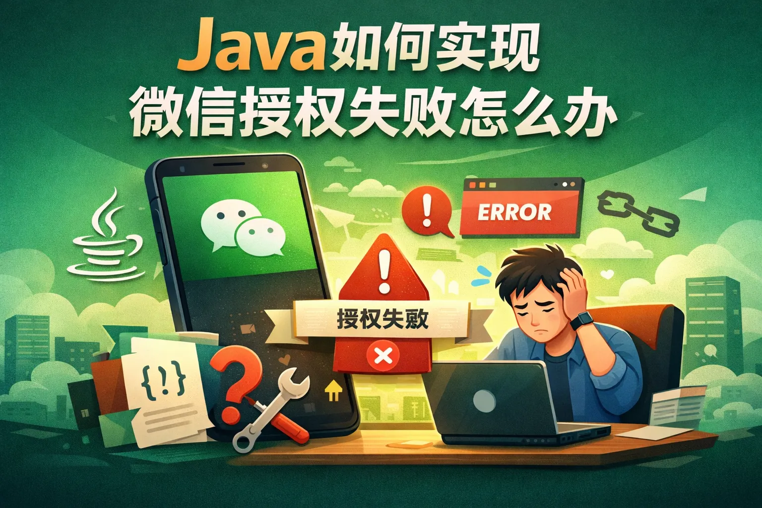 java如何实现微信授权失败怎么办