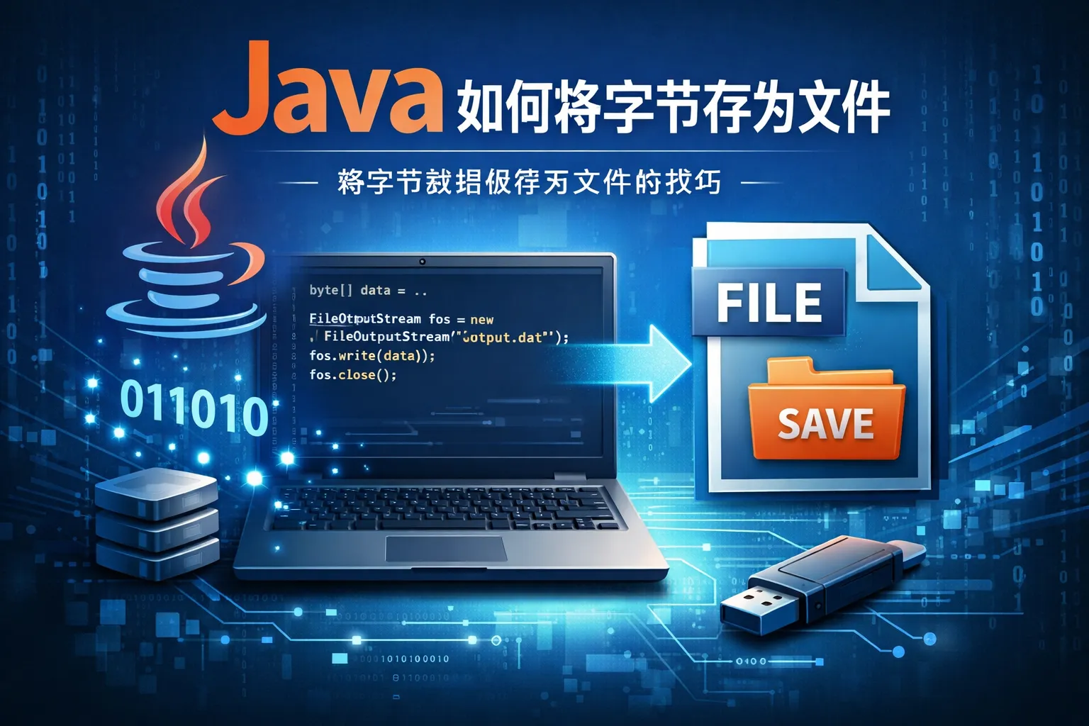 java如何将字节存为文件