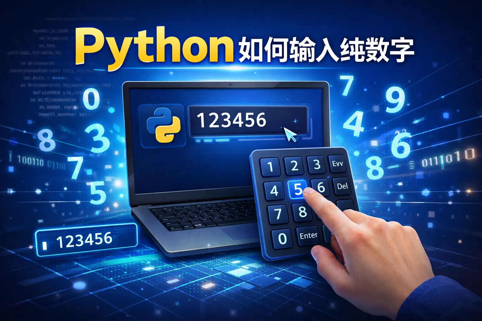 Python如何输入纯数字