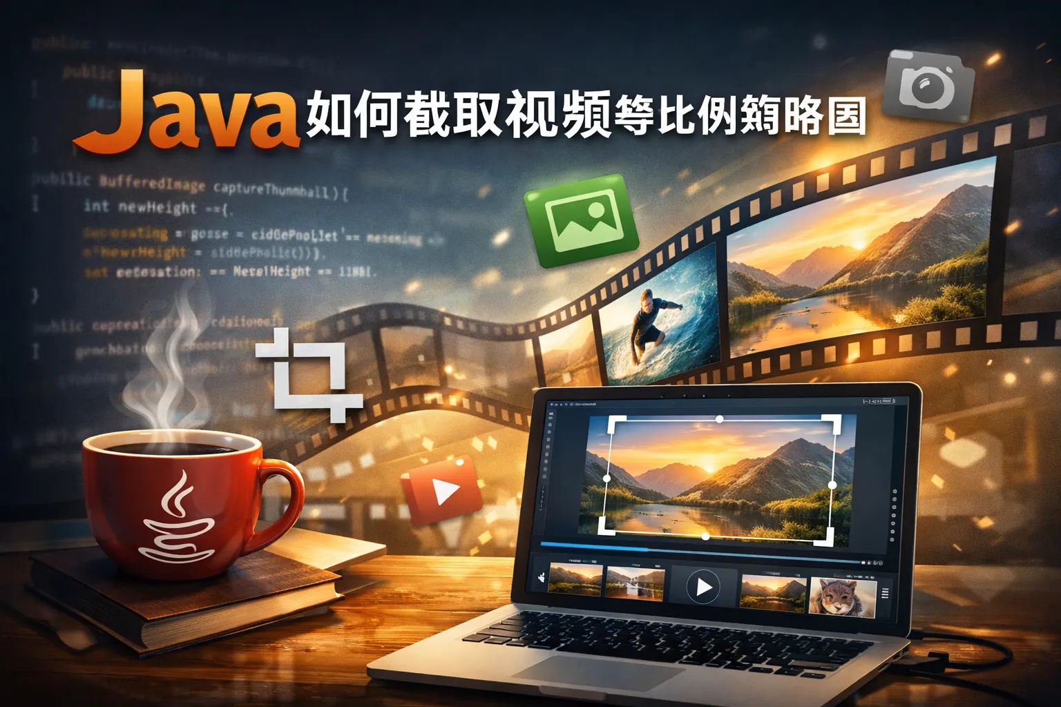 java如何截取视频等比例缩略图