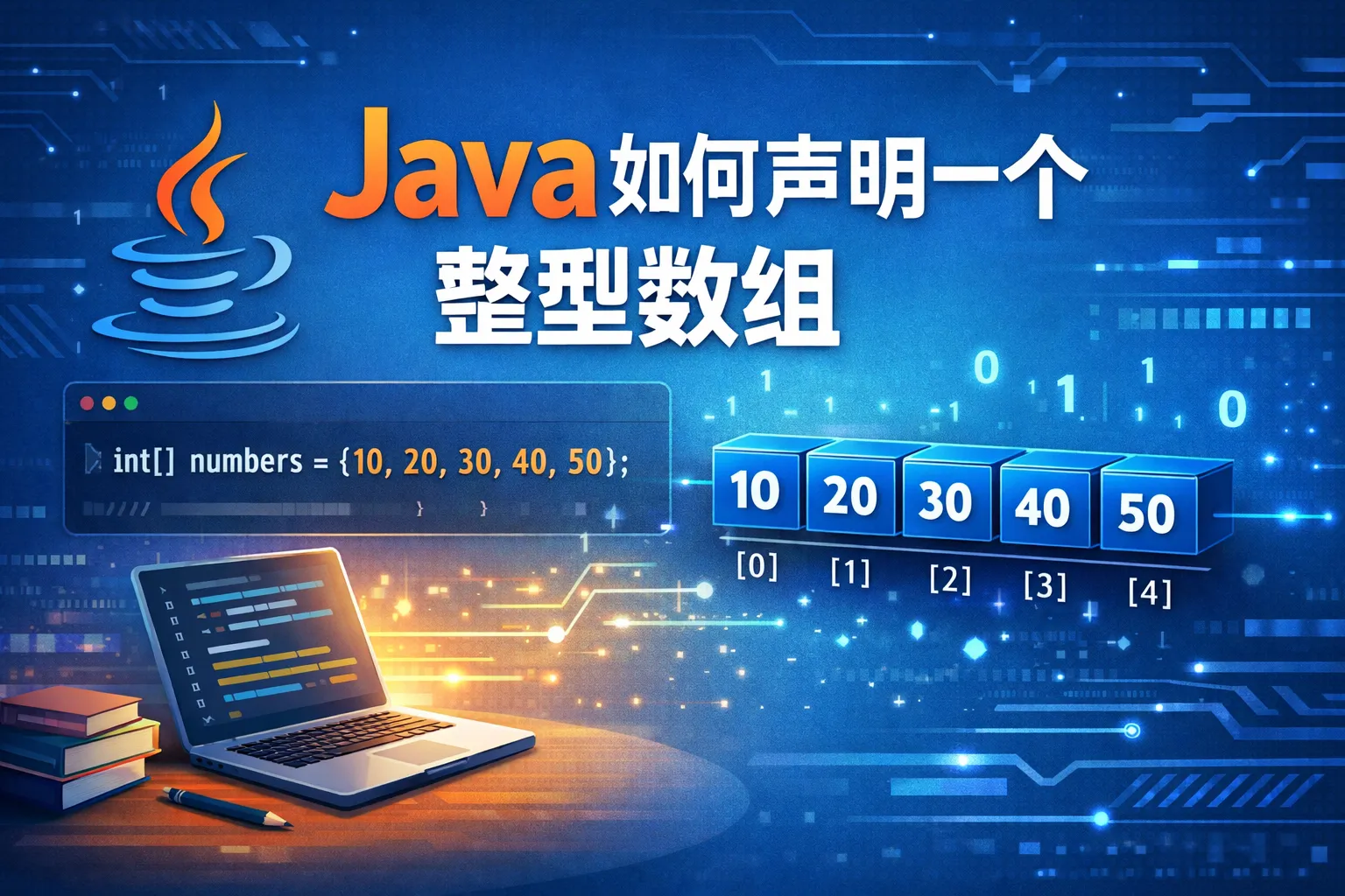 java如何声明一个整型数组
