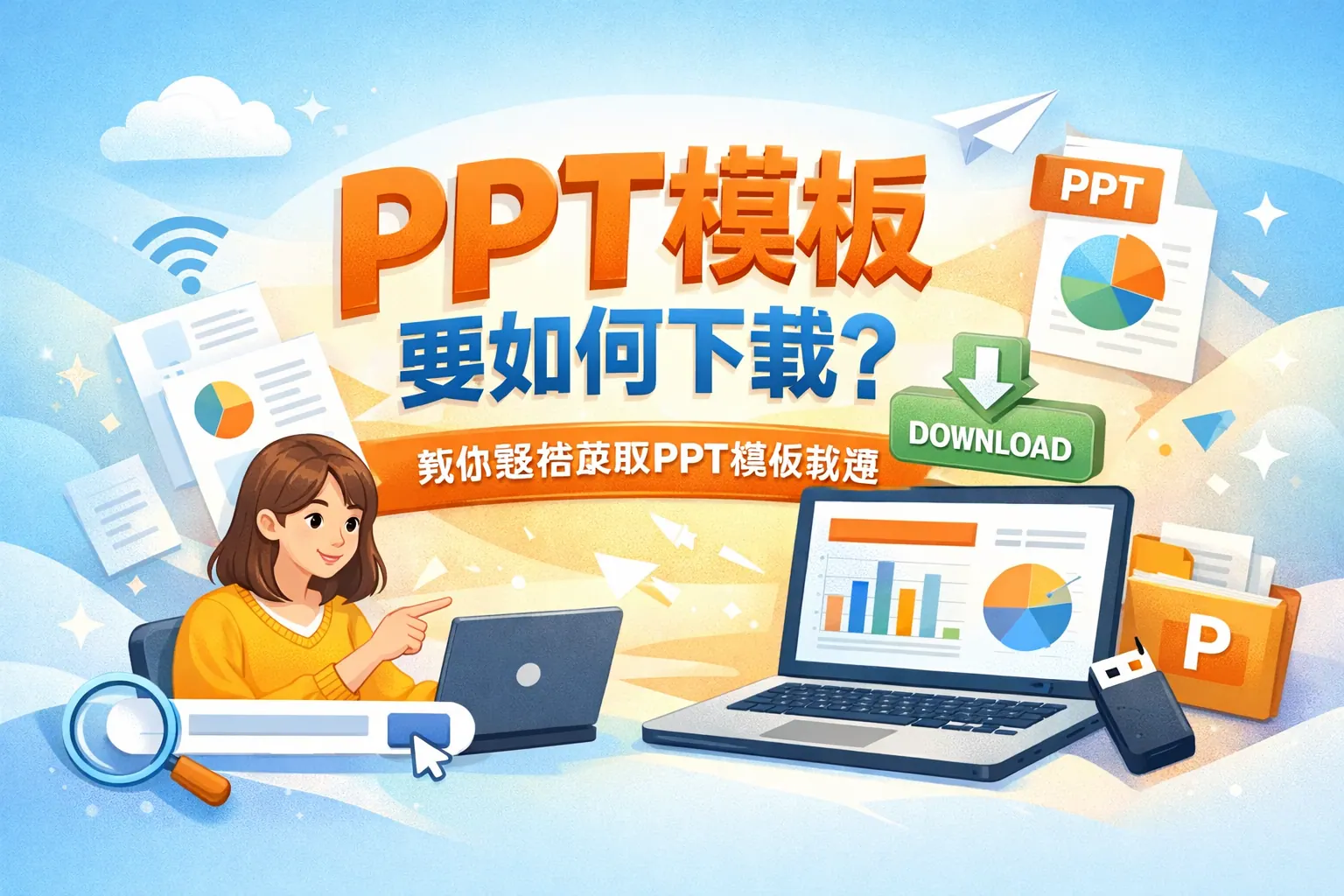 ppt模板要如何下载