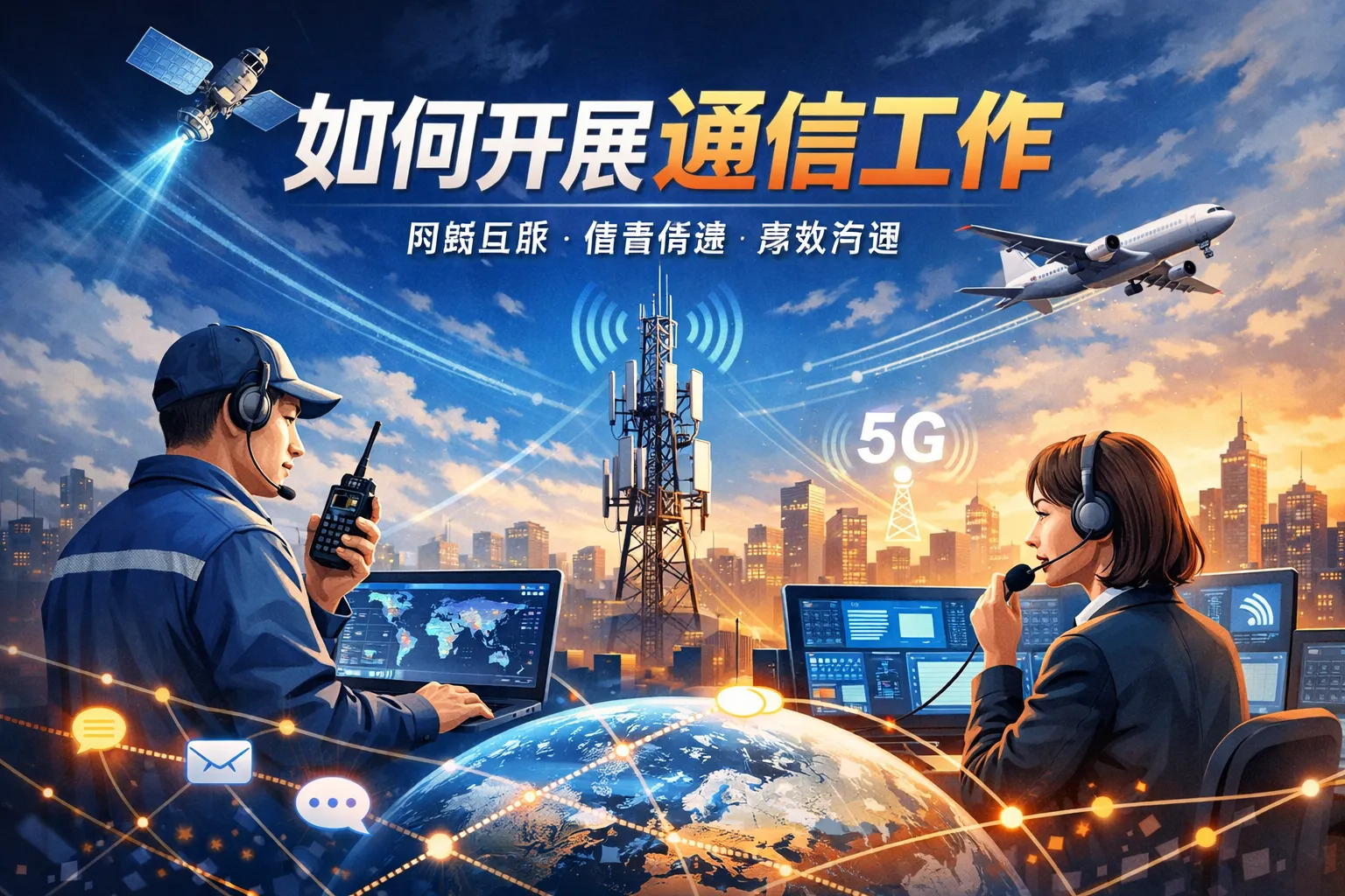 如何开展通信工作