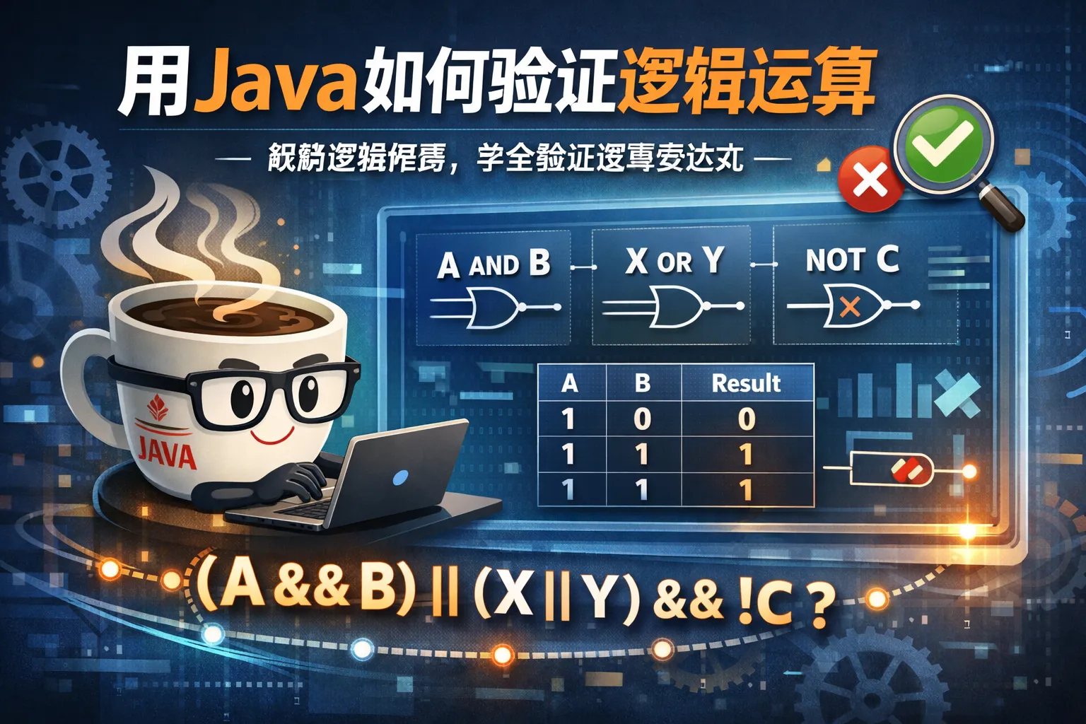 用java如何验证逻辑运算