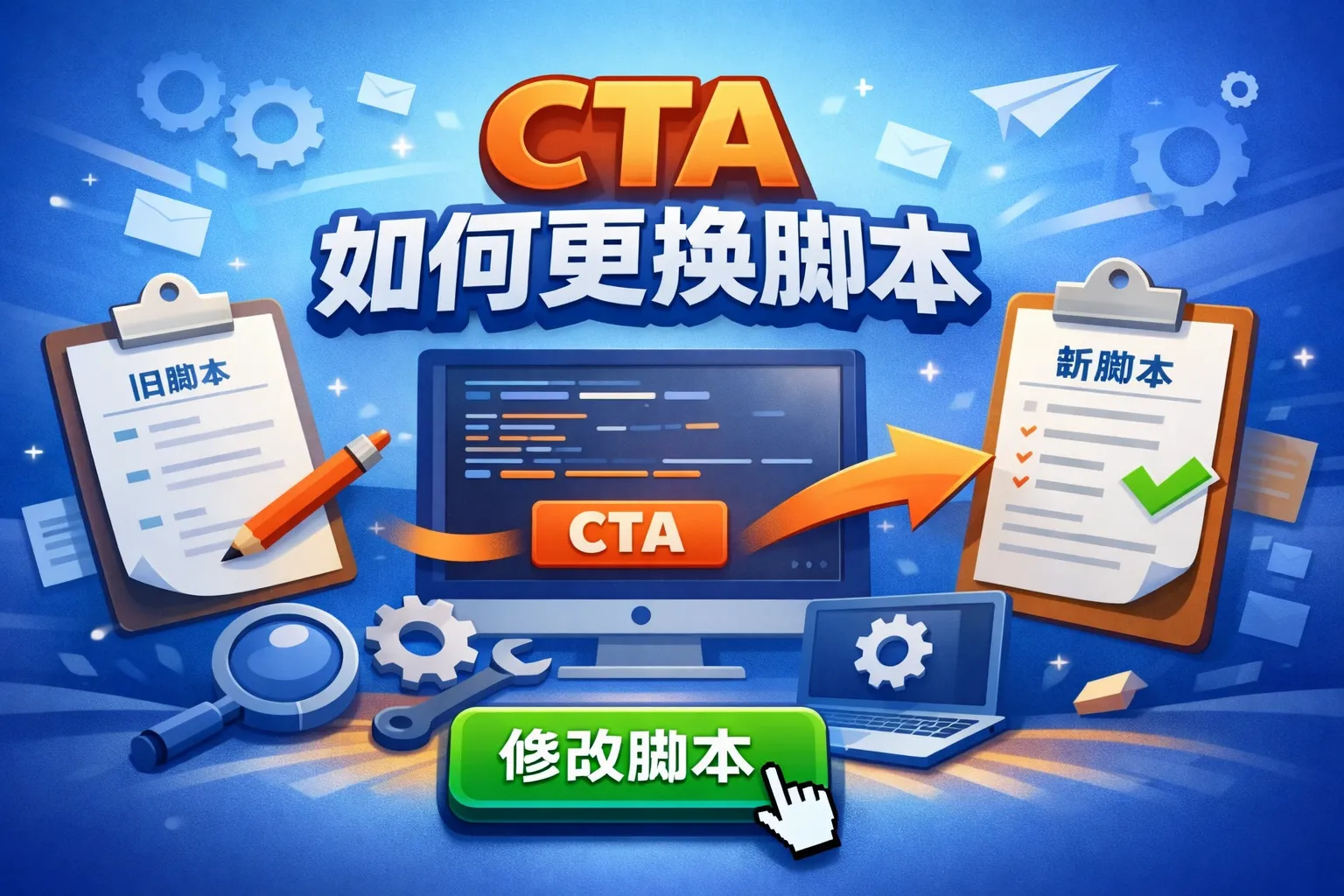 cta如何更换脚本