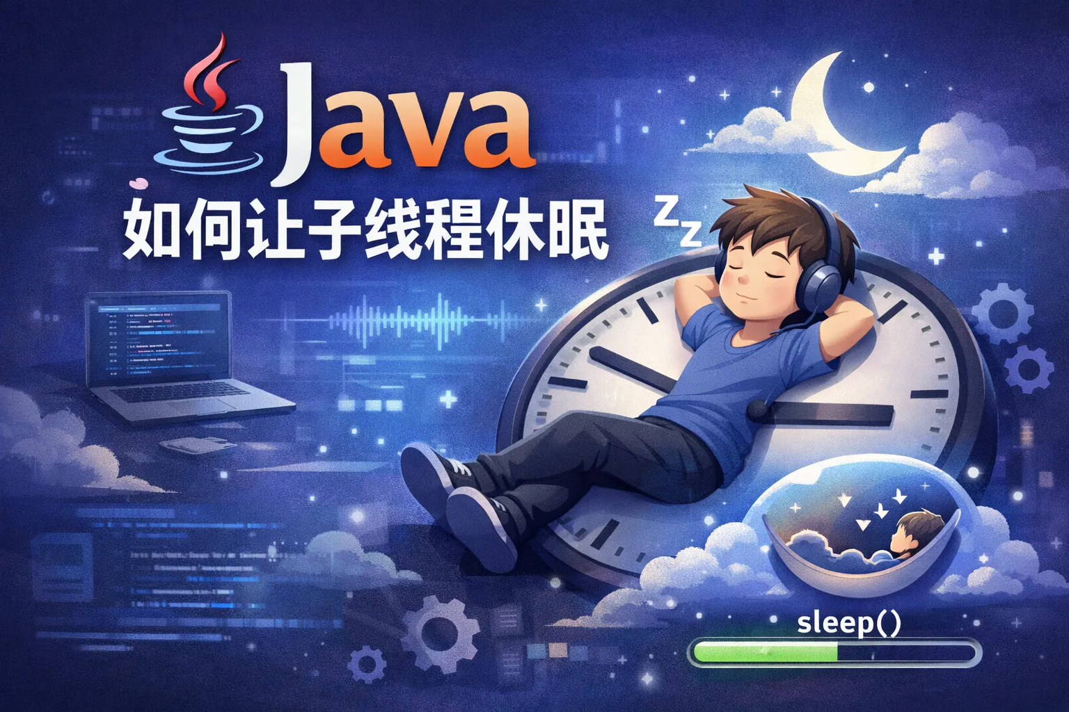 java 如何让子线程休眠