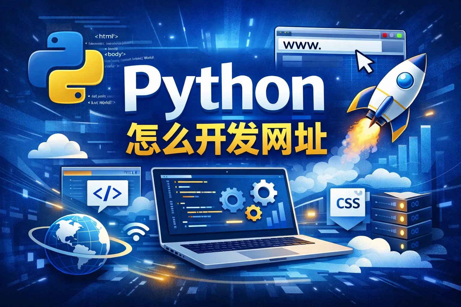 python 怎么开发网址