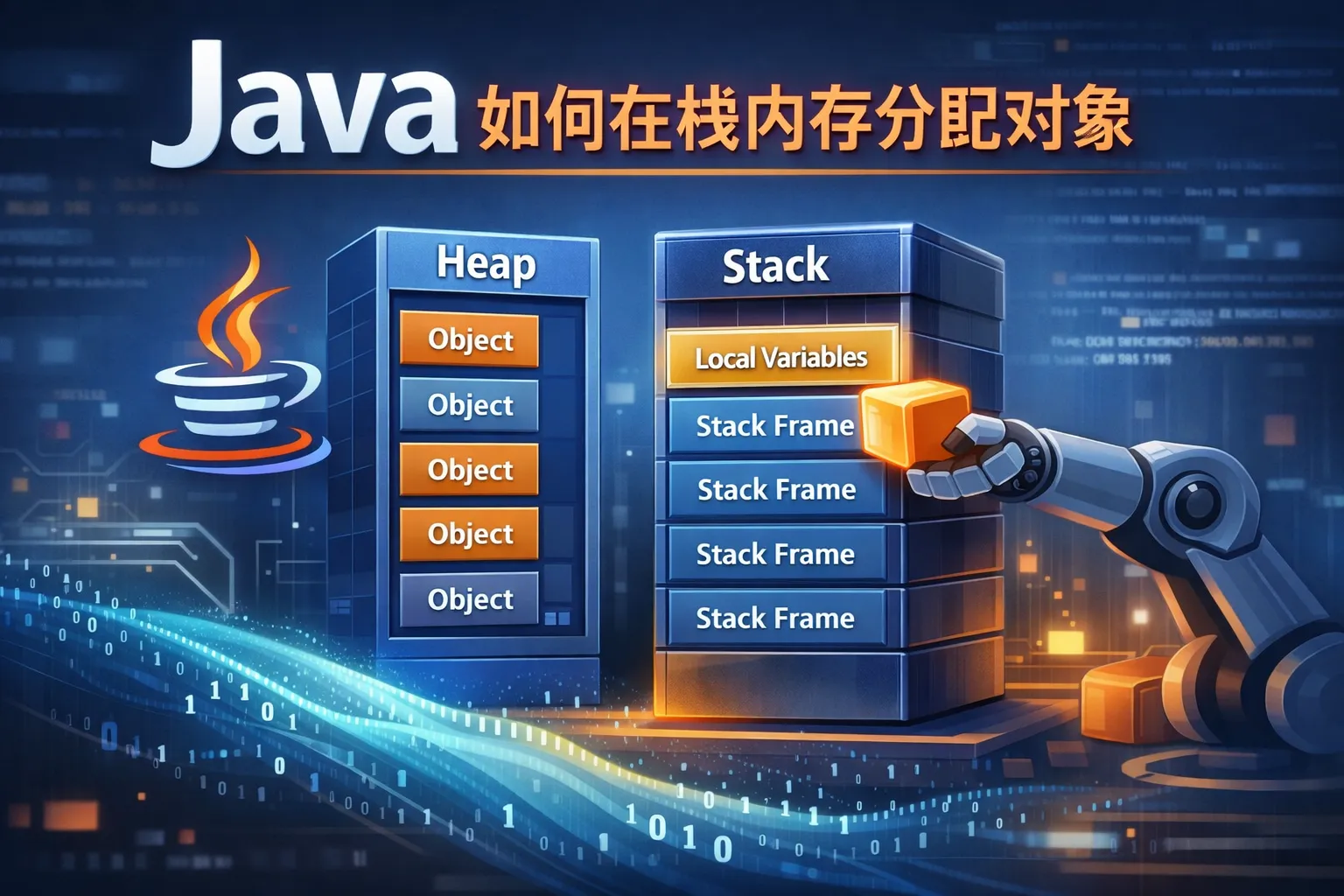 java如何在栈内存分配对象