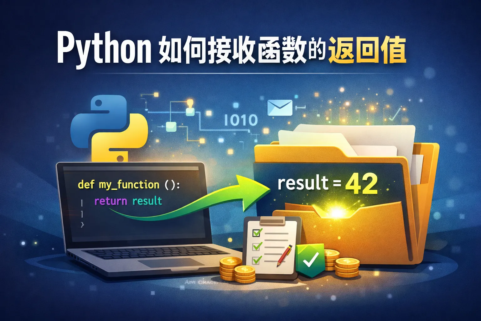 python如何接收函数的返回值