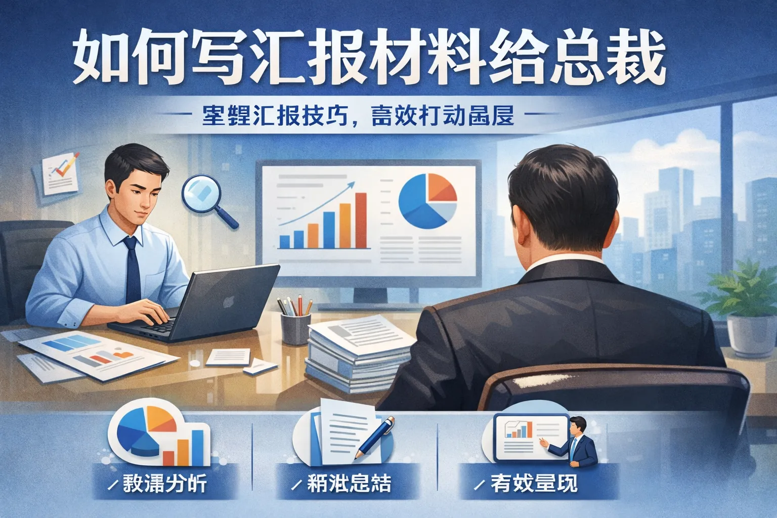 如何写汇报材料给总裁