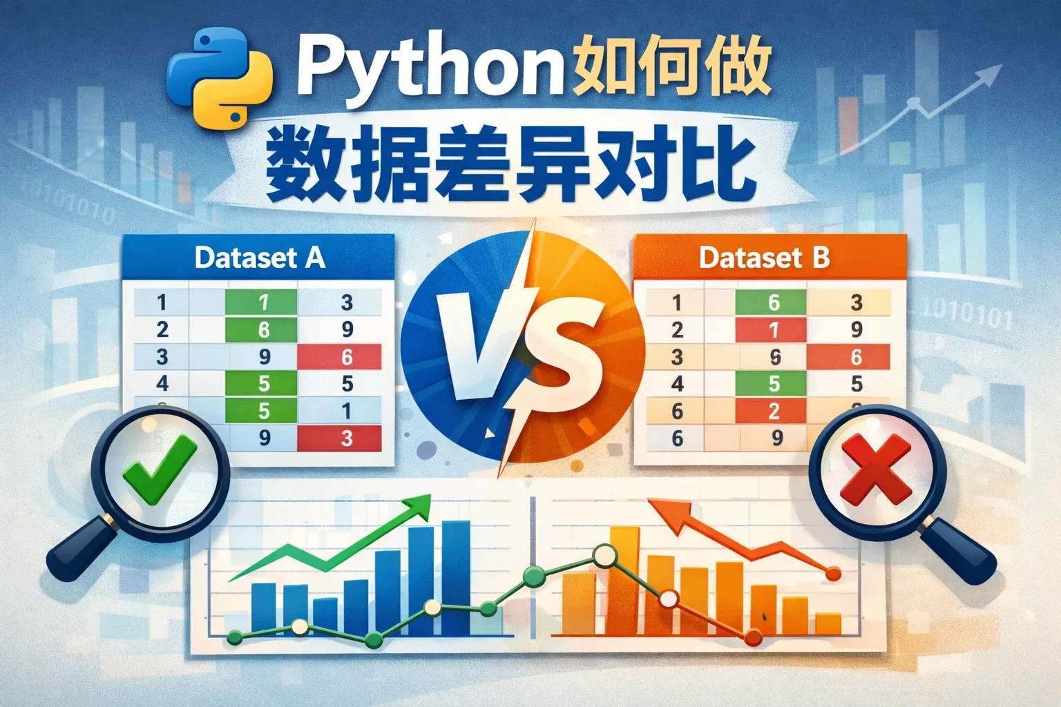 python如何做数据差异对比
