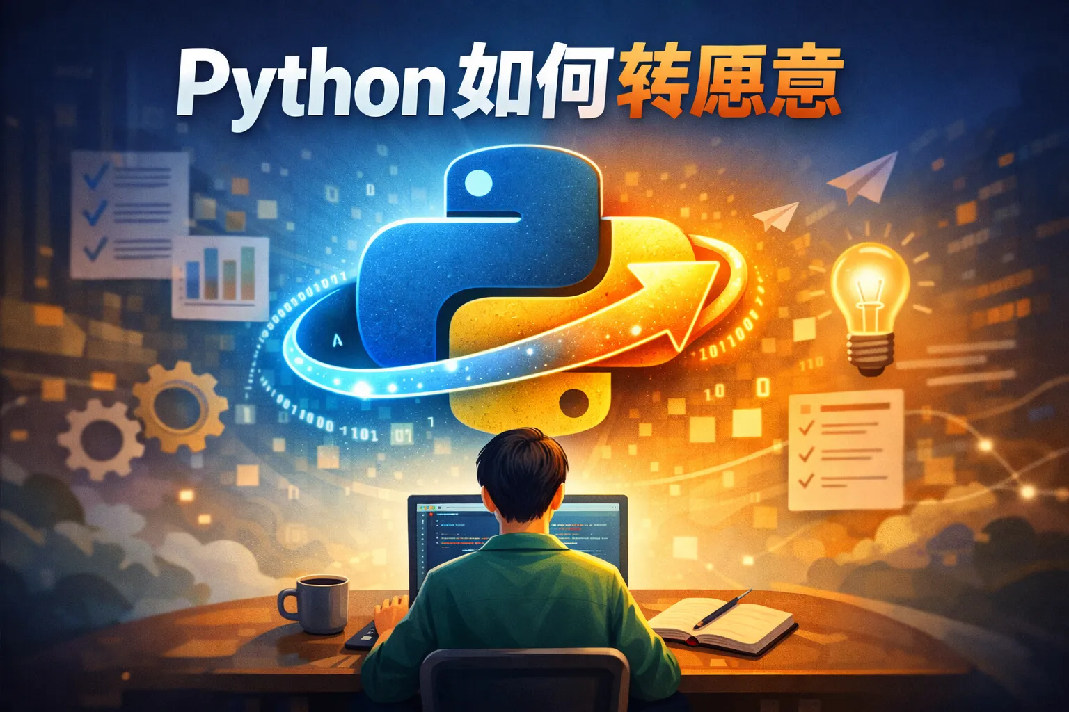 Python如何转愿意