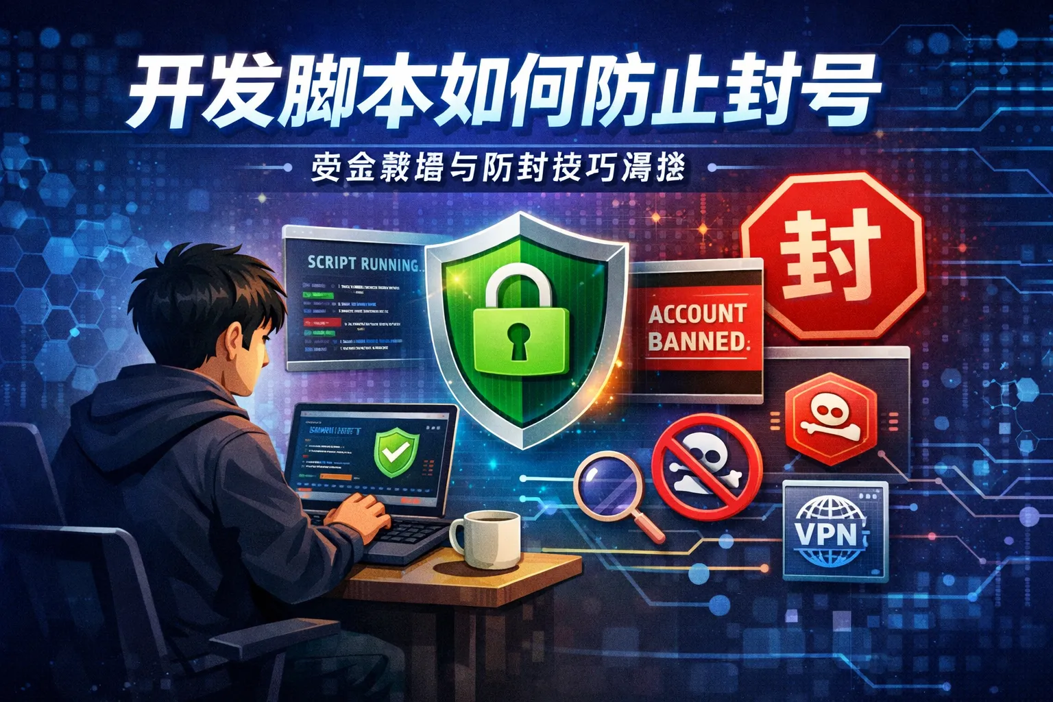 开发脚本如何防止封号