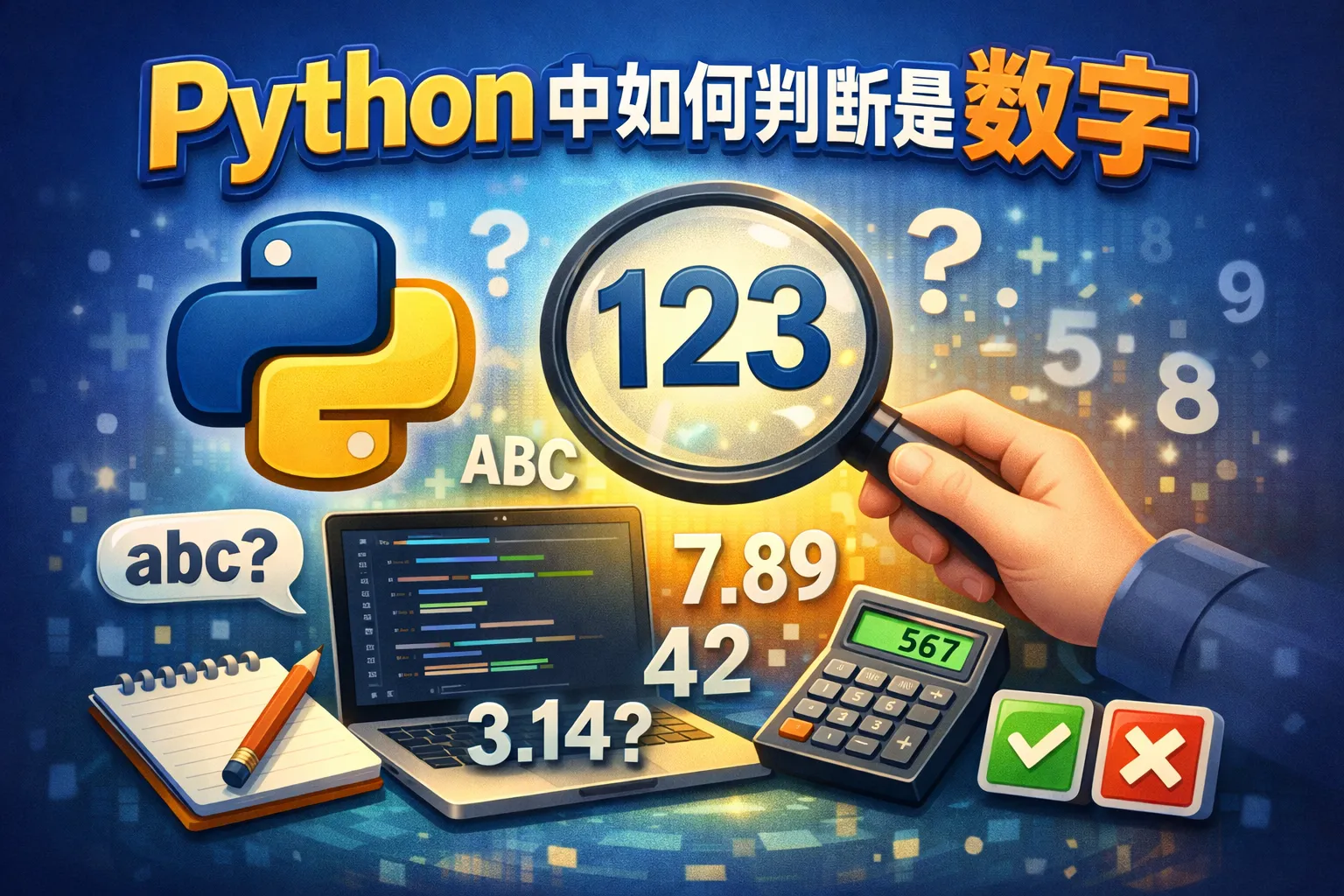 python中如何判断是数字