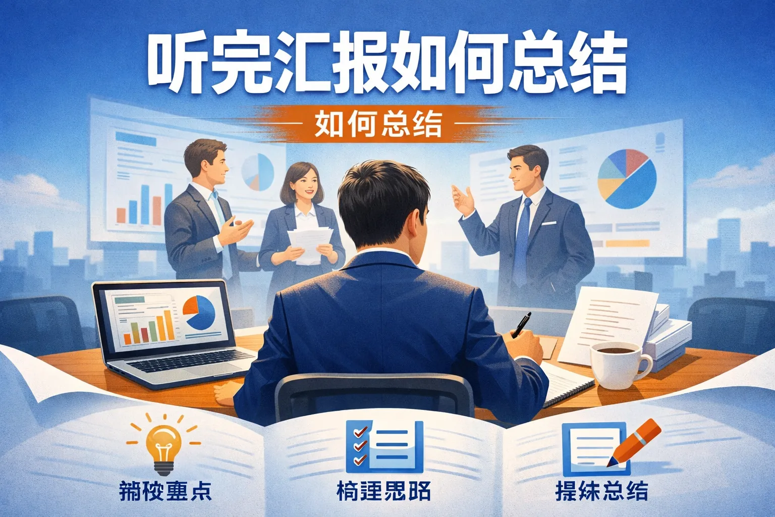 听完汇报如何总结