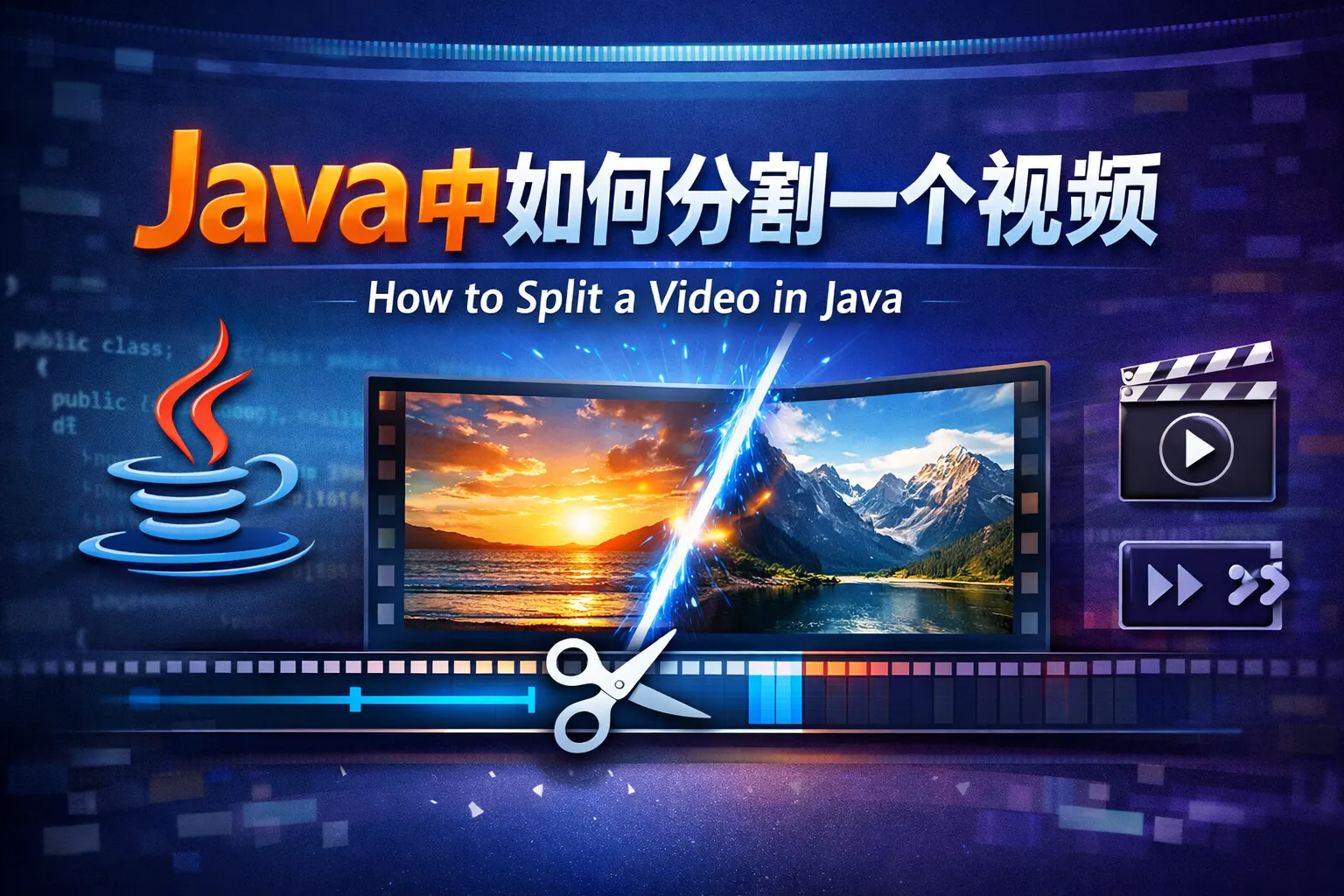 java中如何分割一个视频