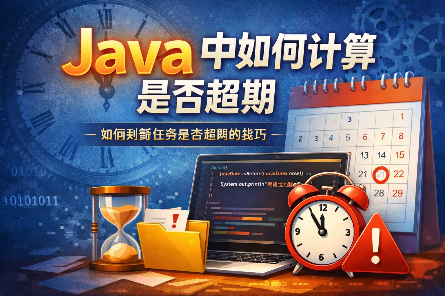 java中如何计算是否超期