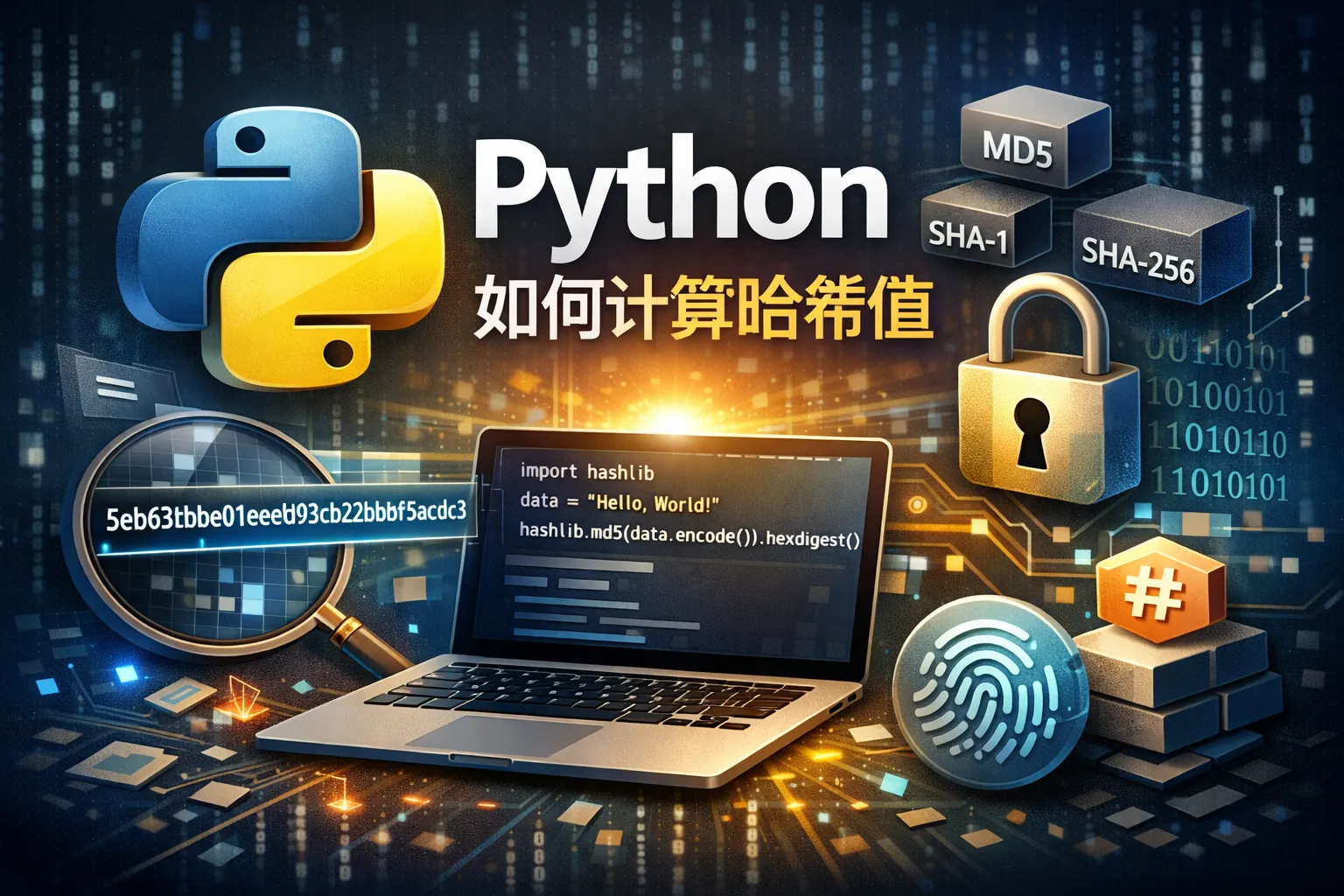 python如何计算哈希值