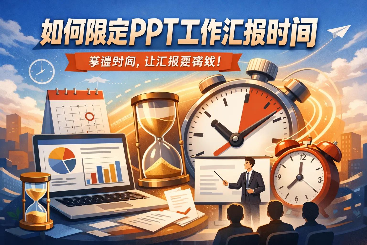 如何限定ppt工作汇报时间