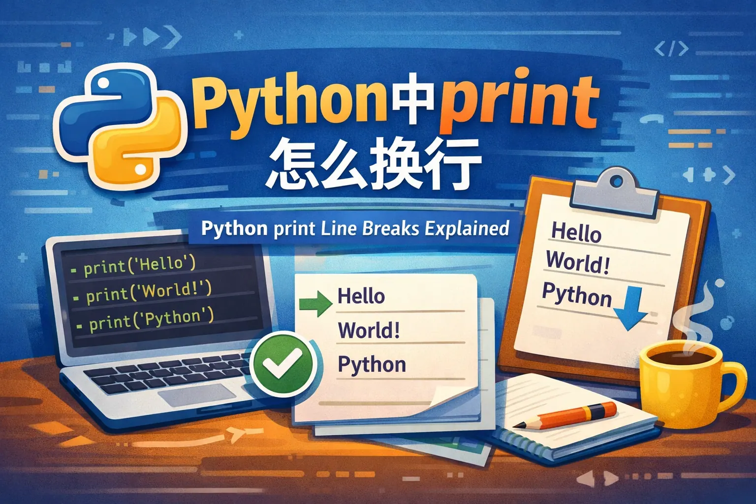 python中print怎么换行
