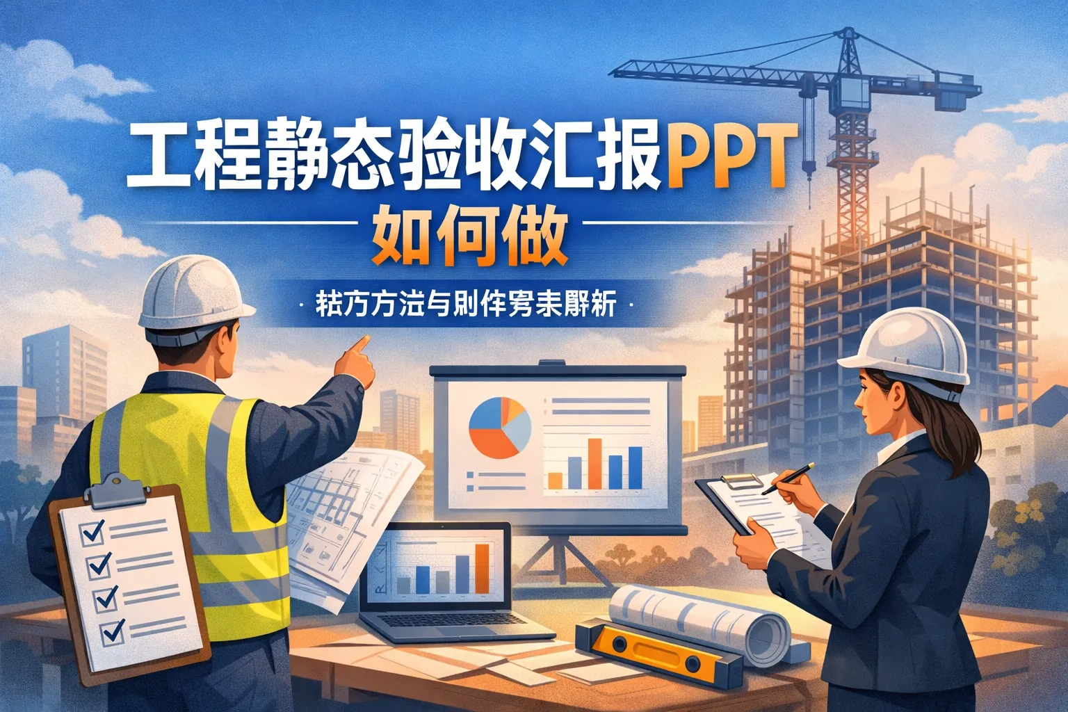 工程静态验收汇报ppt如何做