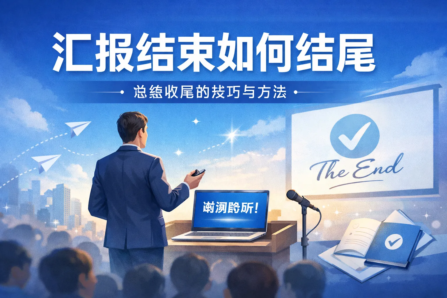 汇报结束如何结尾