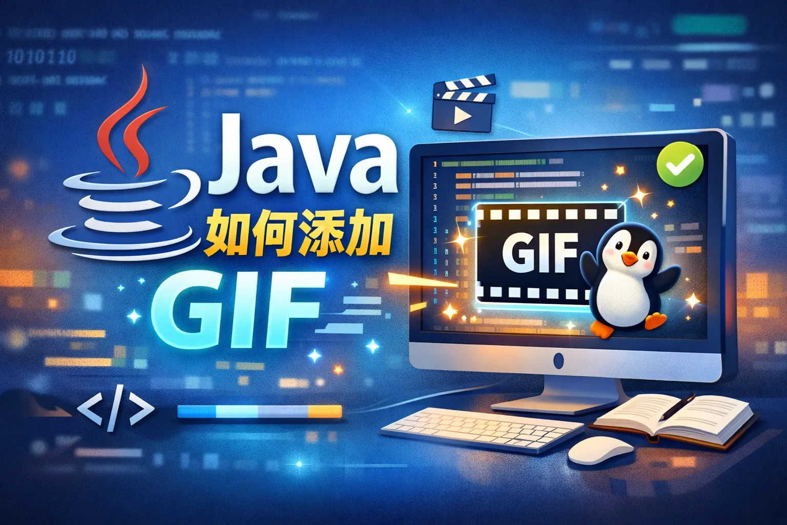 java如何添加gif