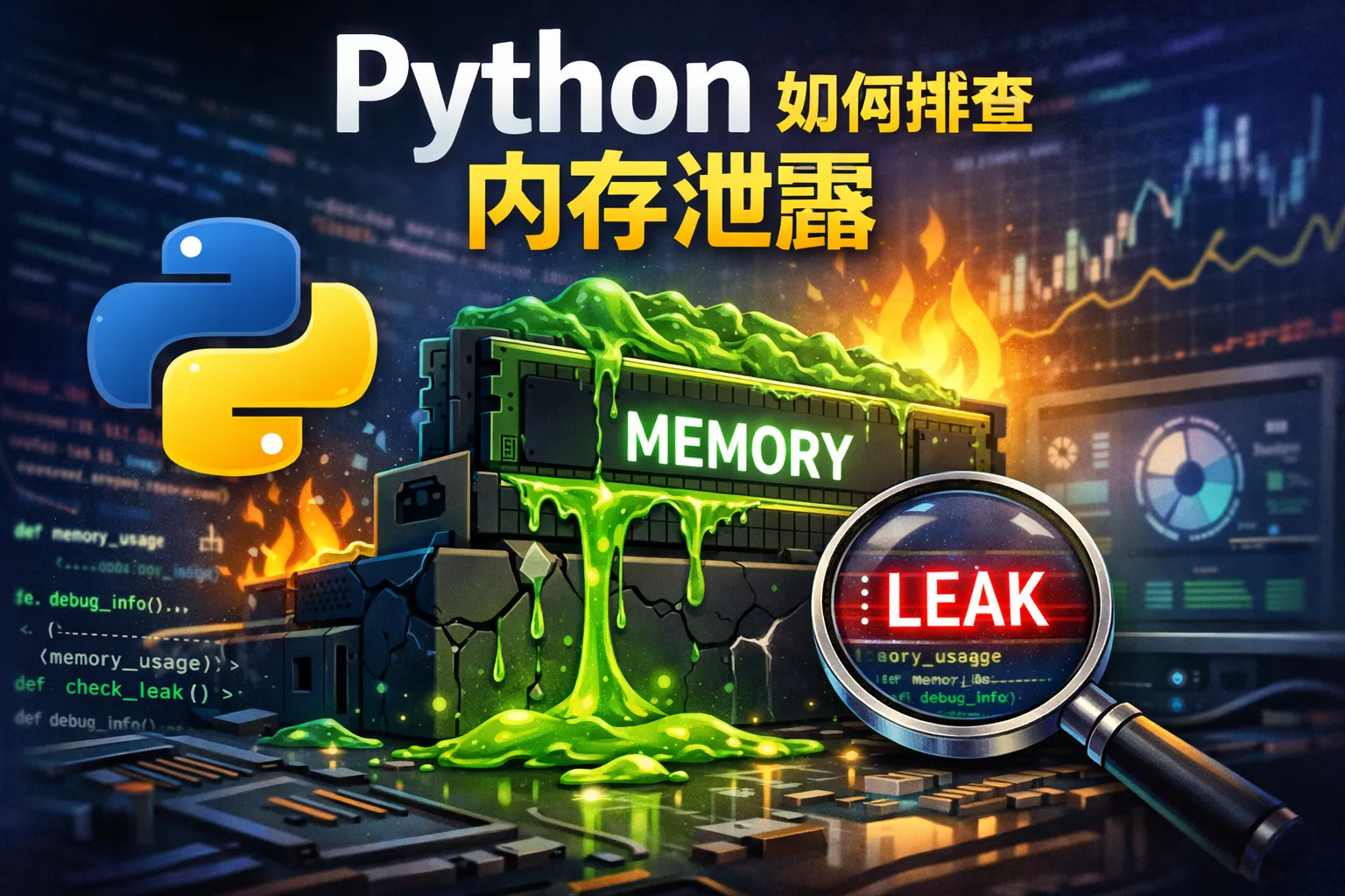 python如何排查内存泄露