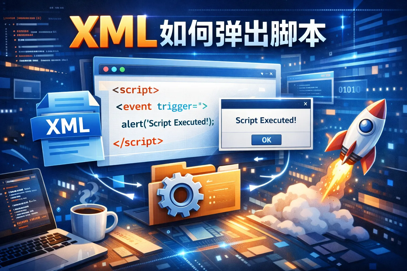 xml如何弹出脚本