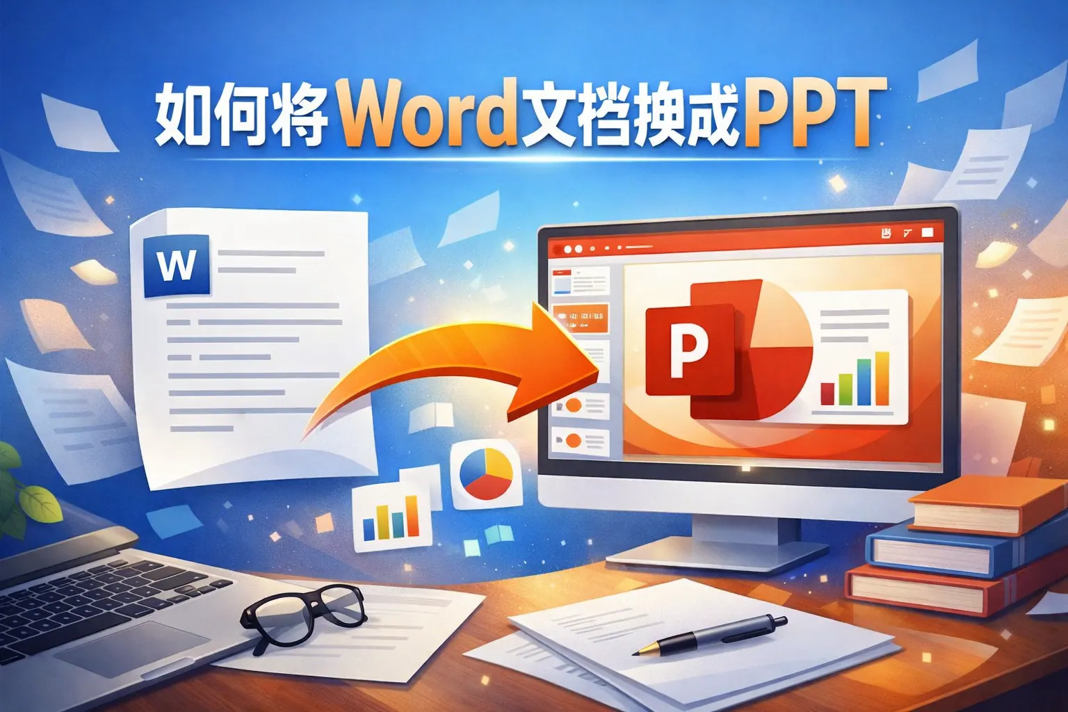 如何将word文档换成ppt