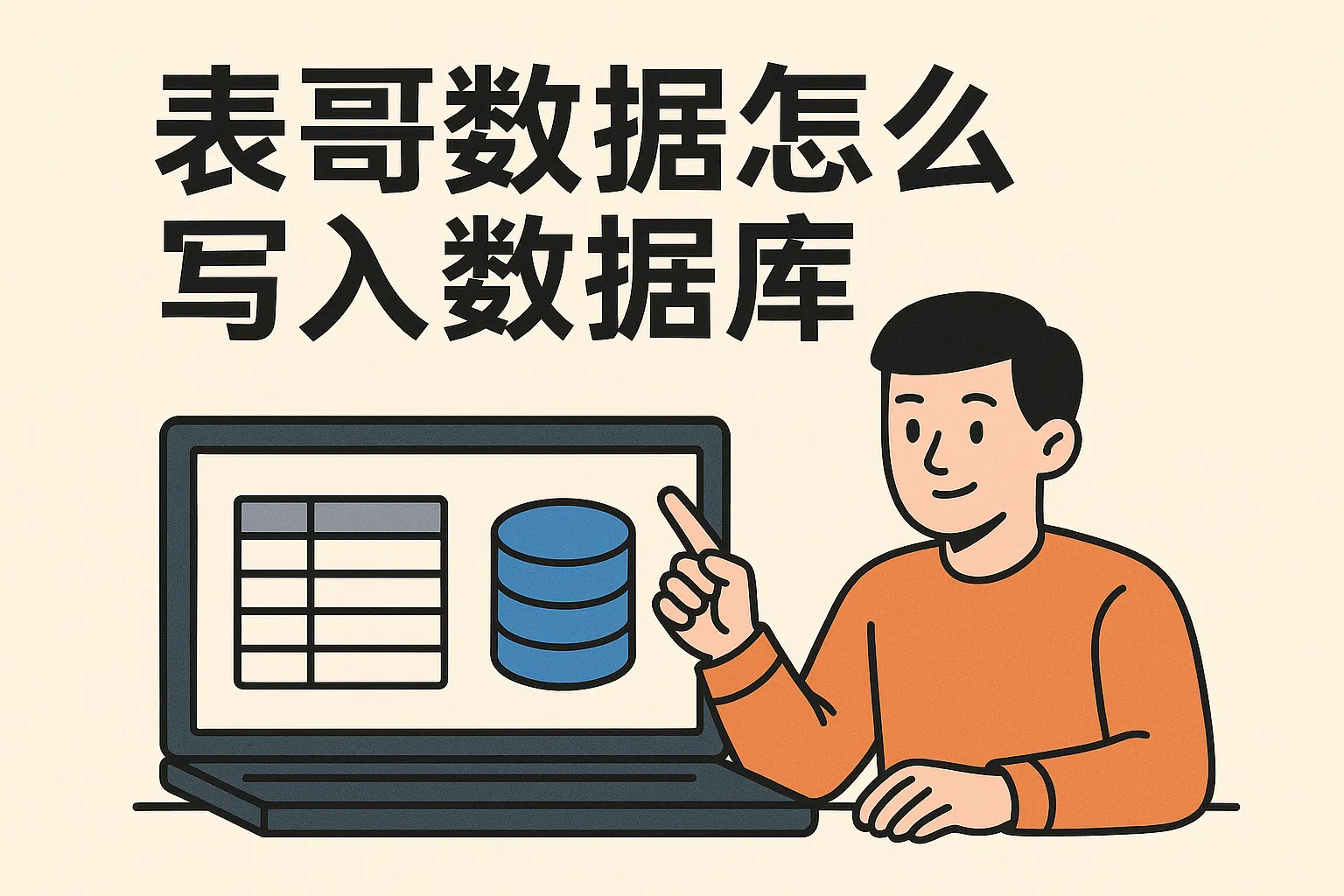 表哥数据怎么写入数据库