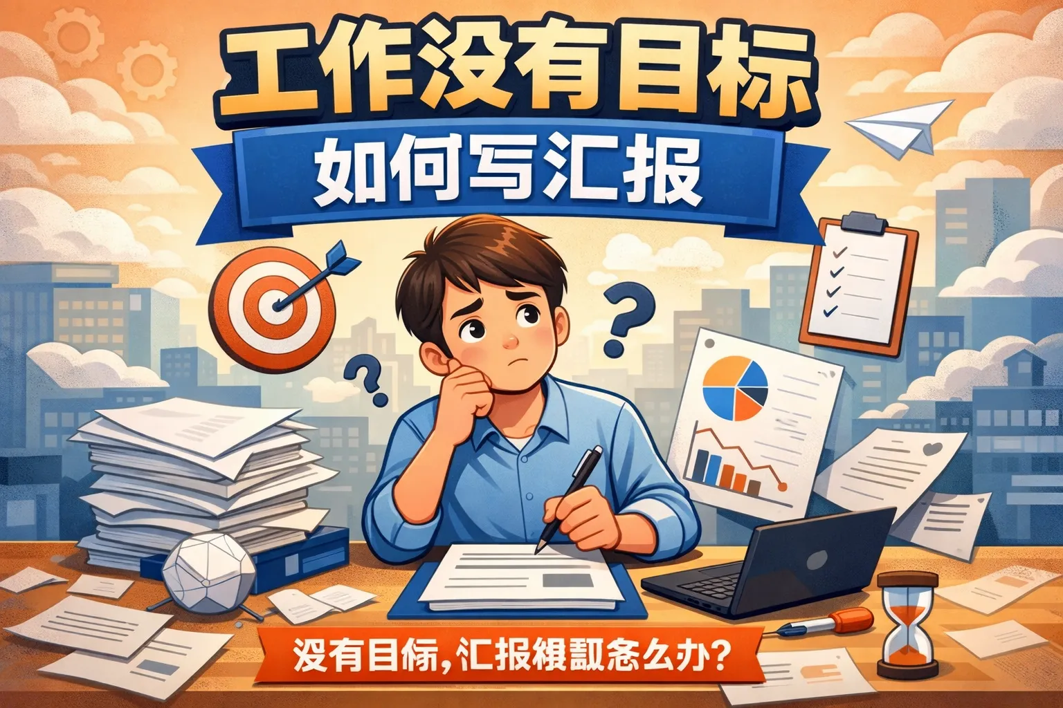 工作没有目标如何写汇报