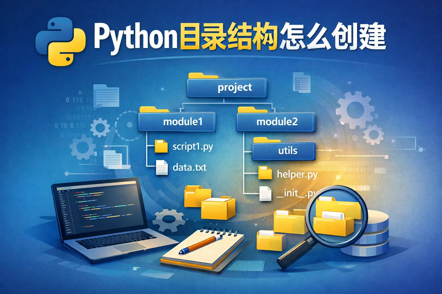 python目录结构怎么创建