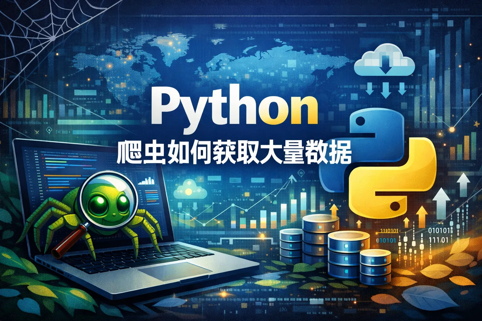 python爬虫如何获取大量数据
