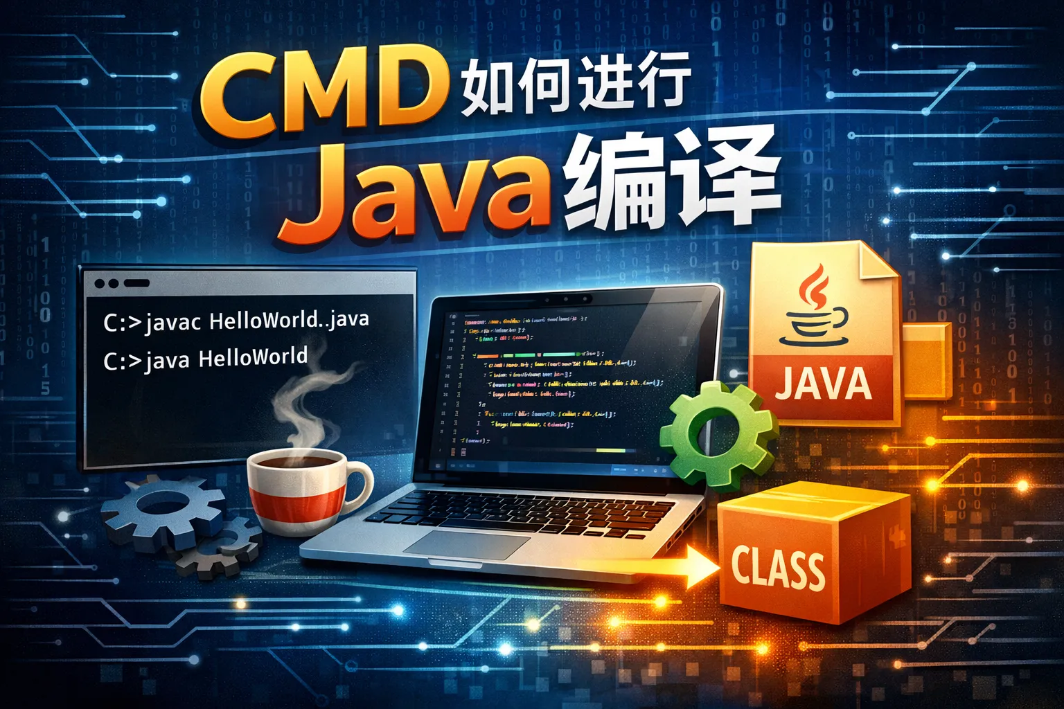 cmd如何进行java编译