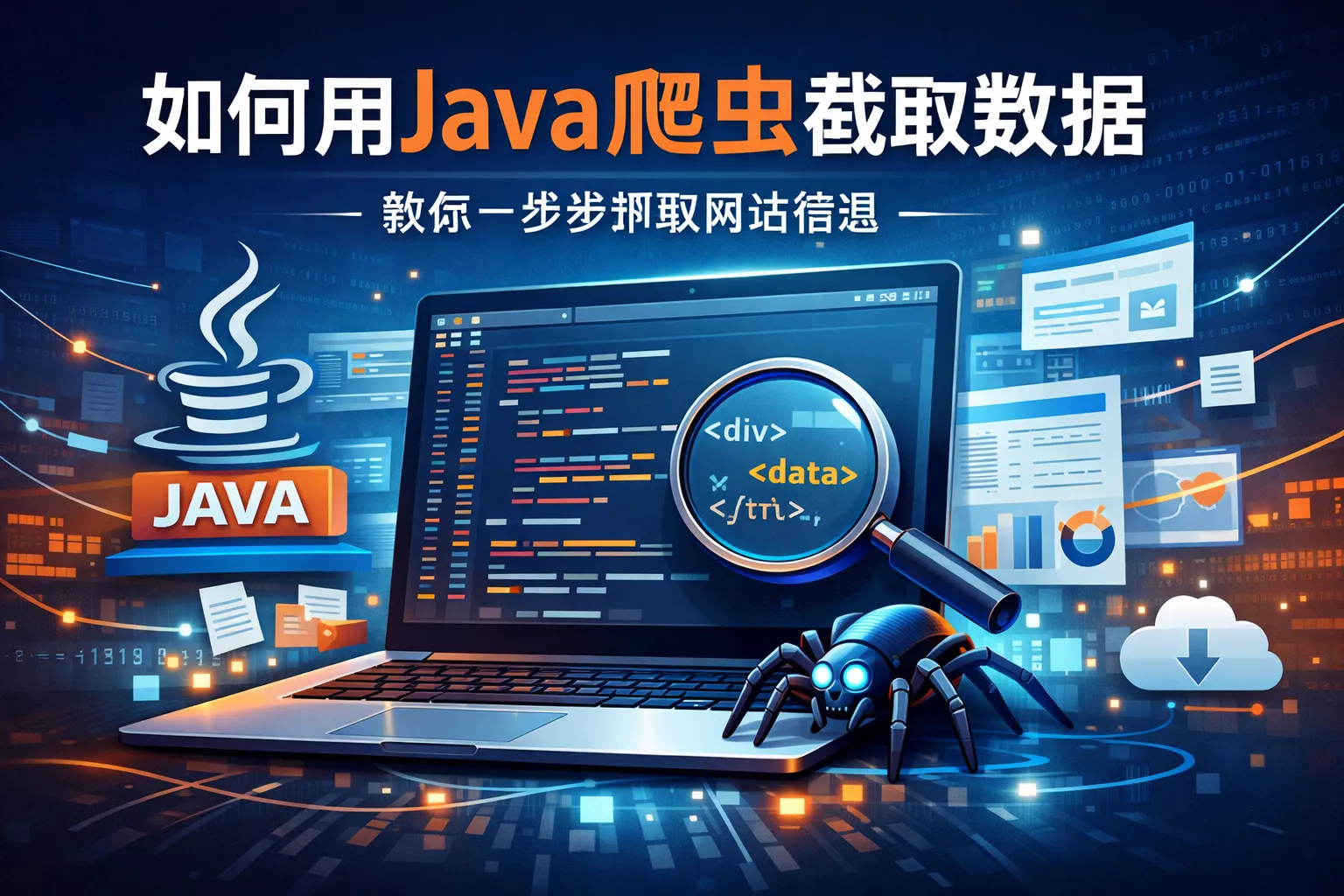 如何用java爬虫截取数据