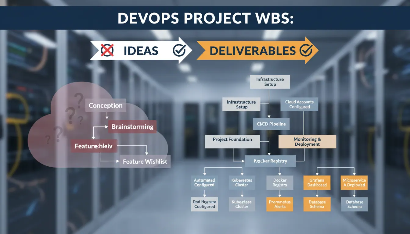 DevOps建设项目WBS怎么拆?按交付物而不是想法拆