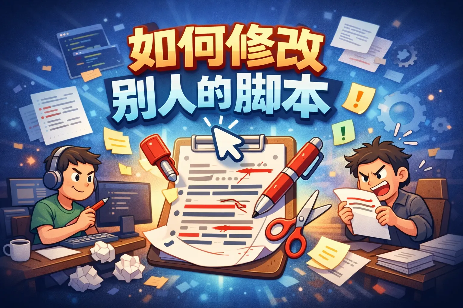 如何修改别人的脚本