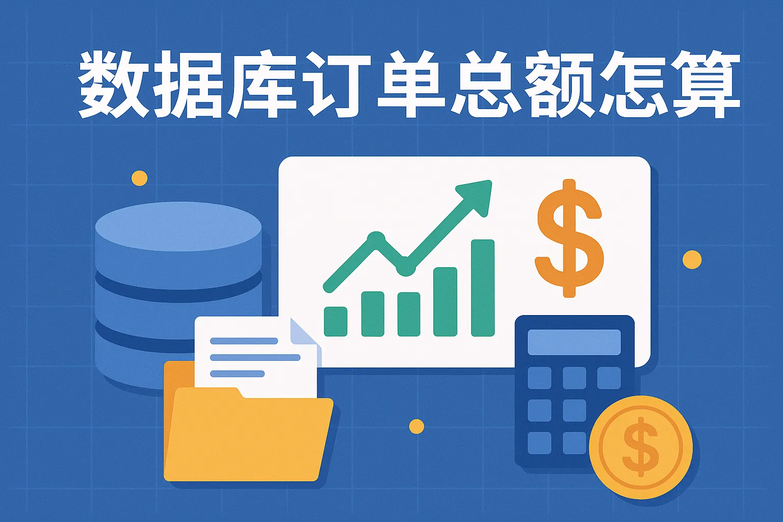 数据库订单总额怎么算