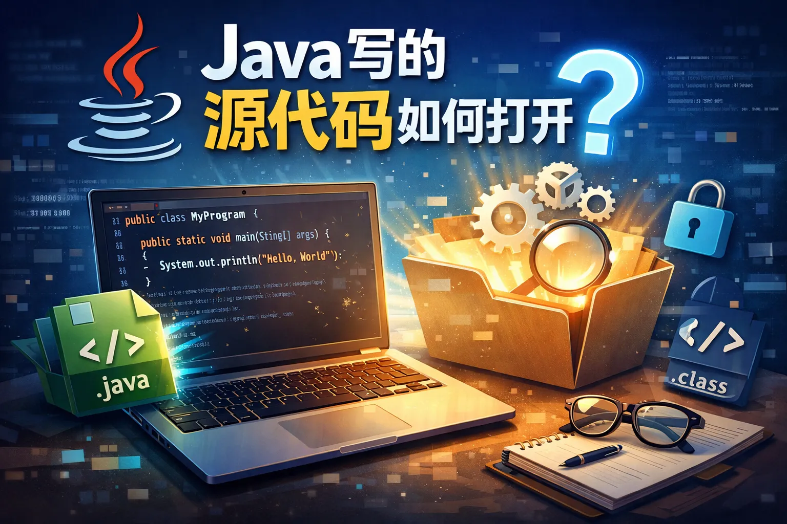 java写的源代码如何打开