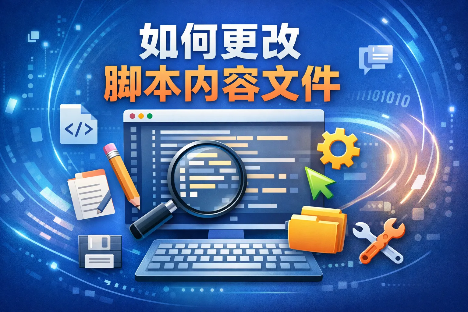 如何更改脚本内容文件