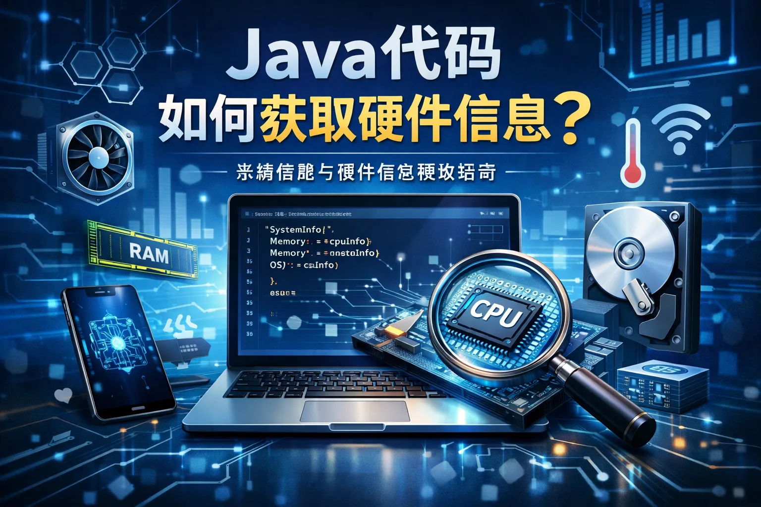 java代码如何获取硬件信息吗