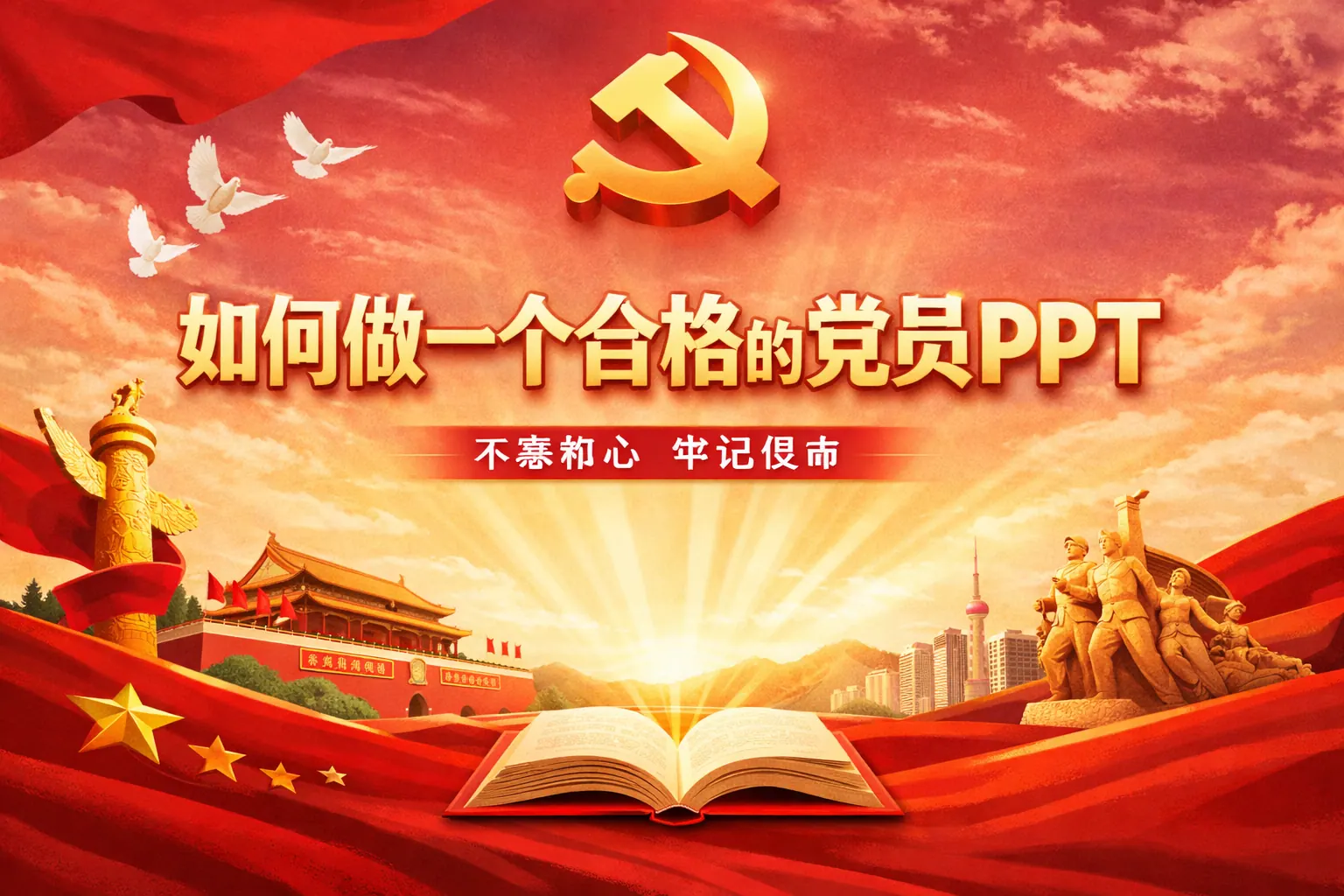 如何做一个合格的党员ppt