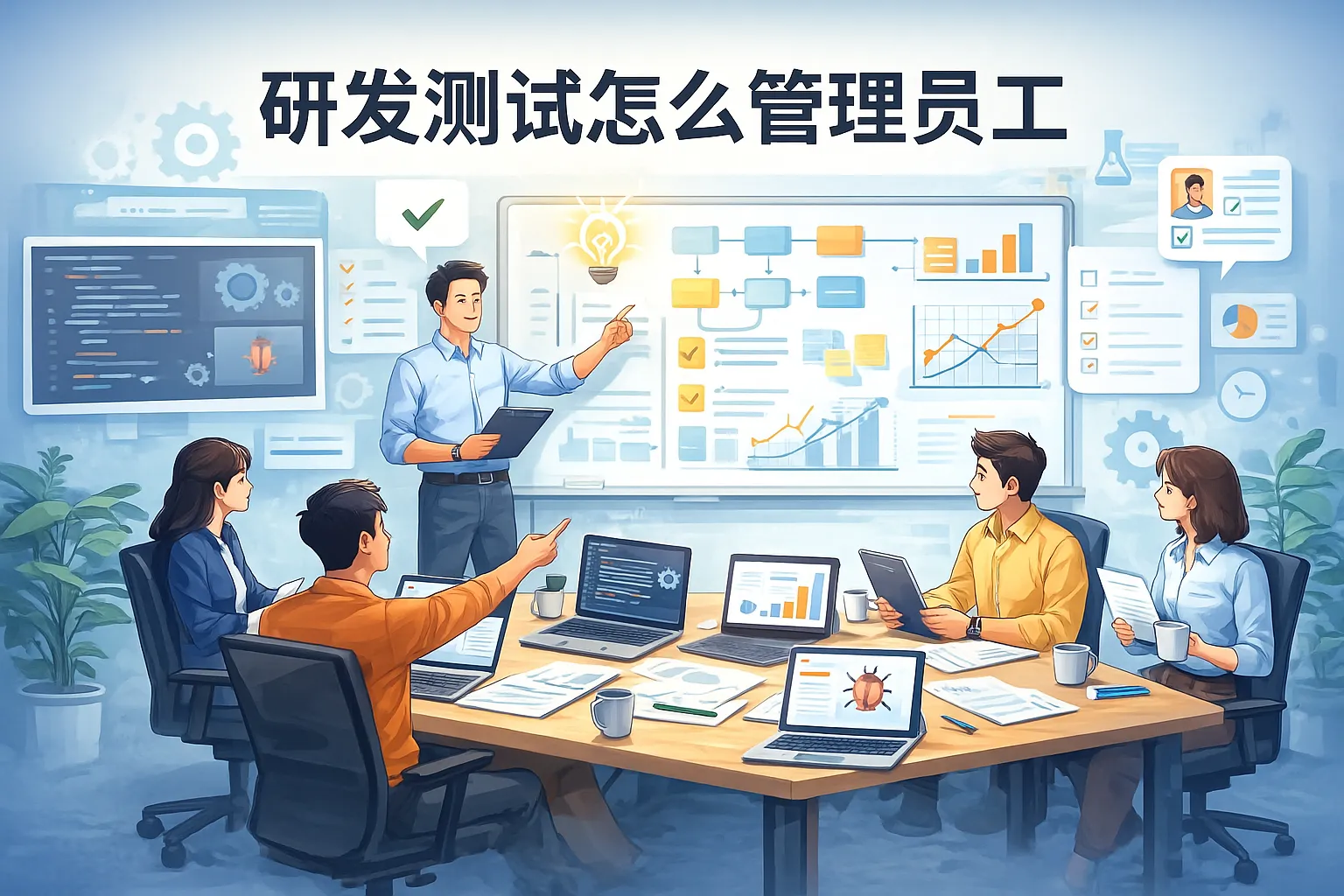 研发测试怎么管理员工