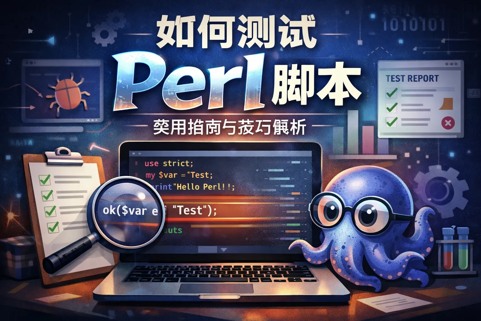 如何测试perl脚本