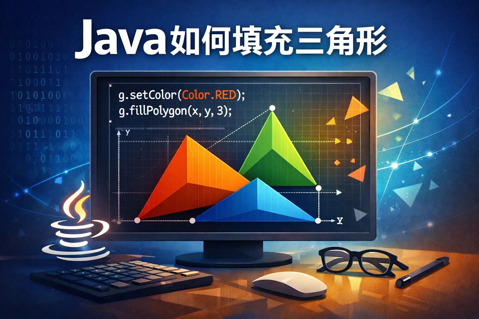 java如何填充三角形