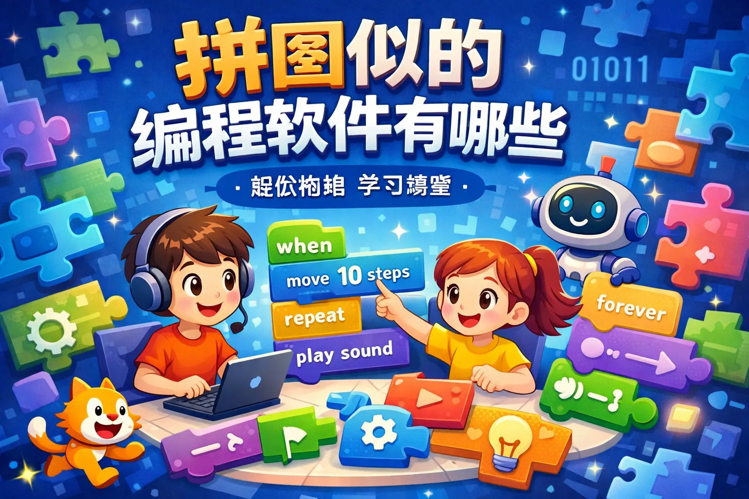 拼图似的编程软件有哪些