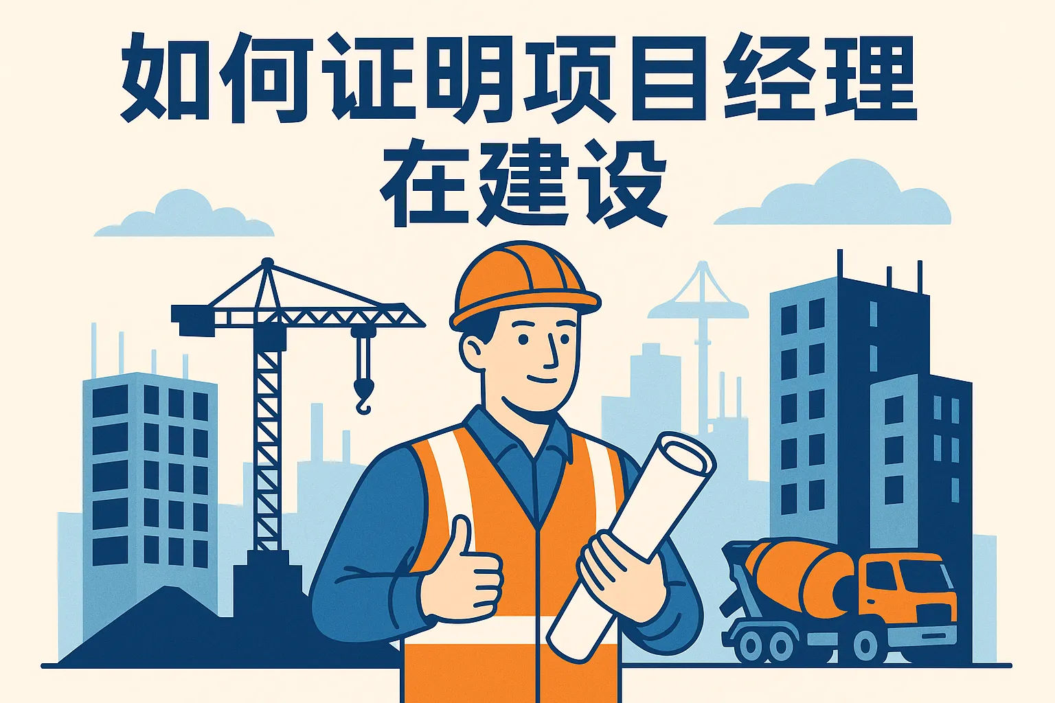 如何证明项目经理在建设